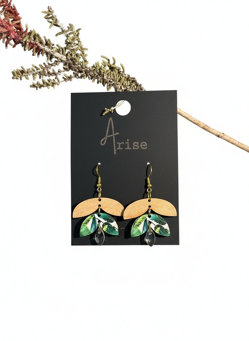 Leaf Drop Earrings