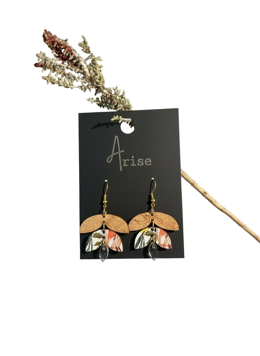 Leaf Drop Earrings