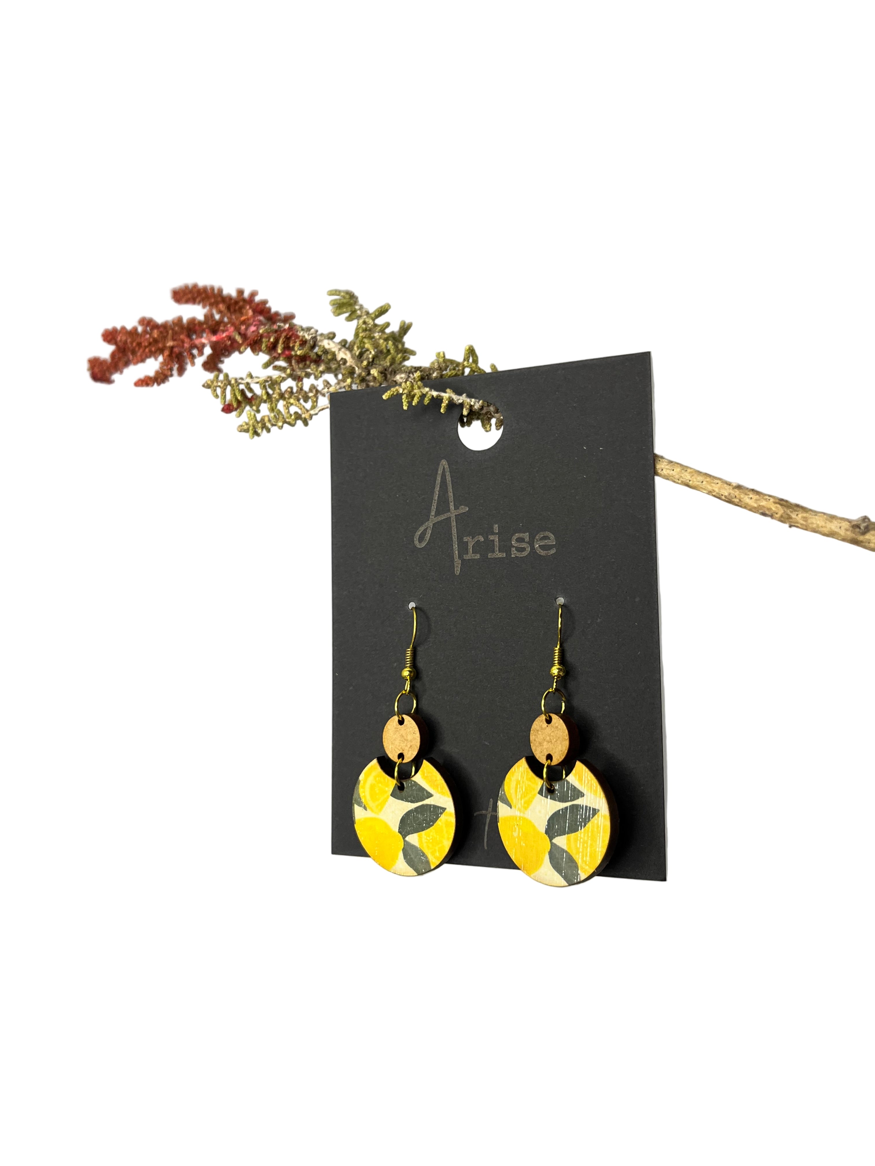 Half Moon Drop Earrings