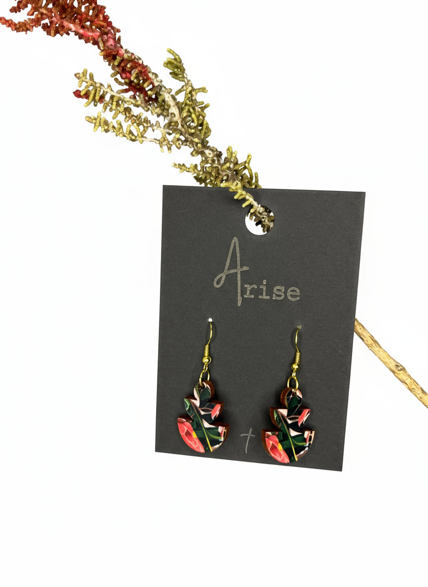 Staked Arches Drop Earrings