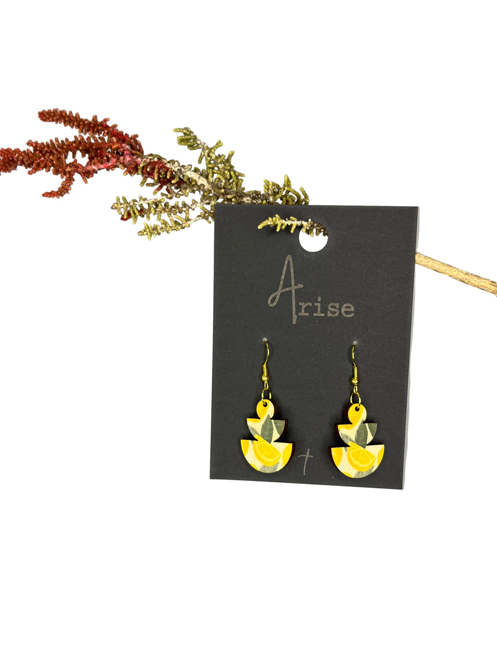 Staked Arches Drop Earrings
