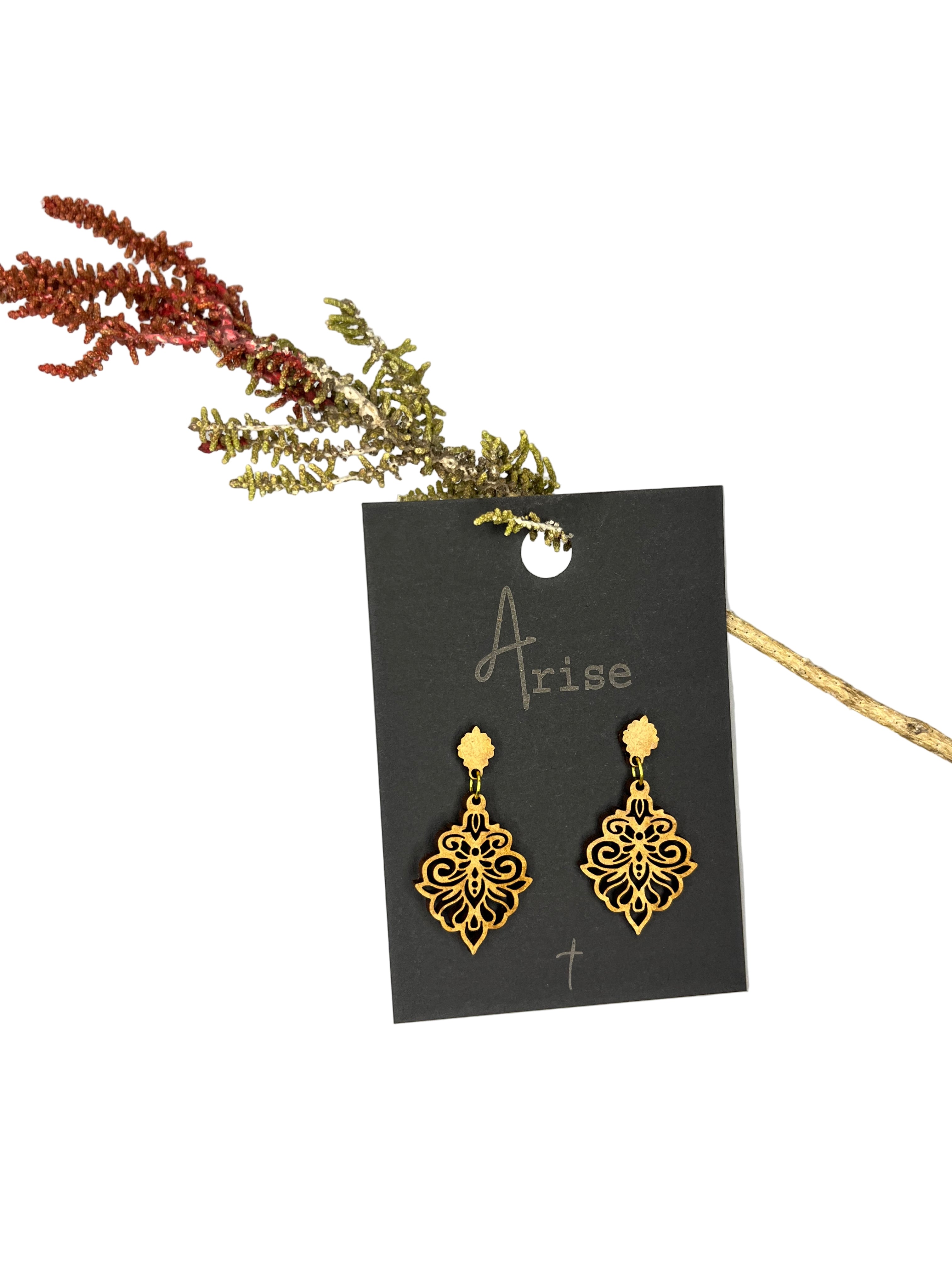 Radiant Bloom Drop Earrings